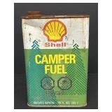 Shell Camper Fuel 1-gallon metal tin