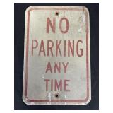 No Parking Any Time street  sign