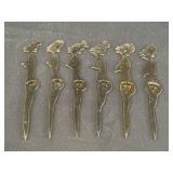 ZULU LULU Novelty Drink Swizzle Sticks set of 6,