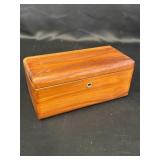 Miniature wood Lane cedar chest from Fenkers