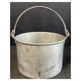Vtg. aluminum bucket/pail