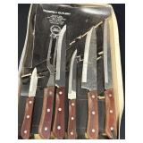 Rogers Cutlery stainless steel knife set, 6pc