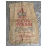 MLM Son Bran Maple Leaf Burlap Bag