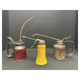 3 Oil Cans- Craftsman, Eagle, GoldenRod