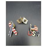 United States Navy, USA & Ribbon Pins