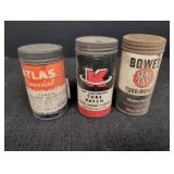 (3) Tube Repair Kits metal & cardboard cans