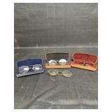 (4) Vintage Granny Glasses