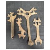(4) Variety of Hand Wrenches