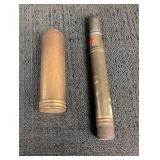 Vtg Revlon Lipstick case, metal Bullet pencil