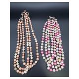 3 & 4 Strand Beaded Necklaces