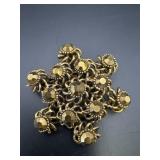 Brown Tone Brooch Pin