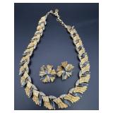 Corocraft Necklace & Clip Earring Set
