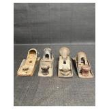 (4) Vintage Metal Block Planes