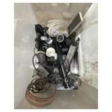 Misc microphone, headphones, lens, mirrors