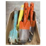 Variety of Gardening Hand Tools