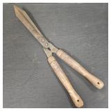 Vintage Forged Steel Garden Hedge Shears