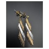 Italy Sterling 925 Dangle Earrings