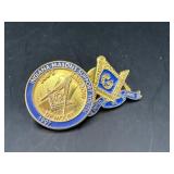 1997 Indiana Masons Pin & United We Stand M