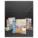 (24) Vintage Advertising Maps