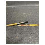 (2) Vintage Pencil & Pen