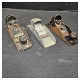(3) Vintage Woodworking Hand Planes