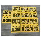 Dekalb XL-361 & XL-362 seed corn field marker sign