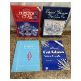 4 Glassware Collectorï¿½s books, 2 hardback & 2