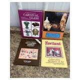 4 Collectorï¿½s hardback books - Carnival Glass,