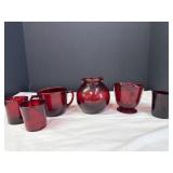 Ruby Red GlassWare