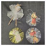 1980 Merrimack Santa Tinsel Ornaments & Silver