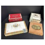 4 Cigar Boxes