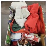Assorted Holiday Table Placemats, Runners, Clothes