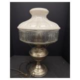 Aladdin Electric Lamp w/ Glass Shade