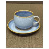 English Stoneware cup & saucer set, 5.75in dia.