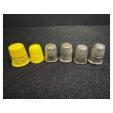 (6) Sewing Thimbles