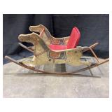 Antique Childï¿½s Wooden Rocking Horse