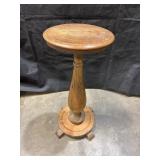 Oak Pedestal Plant Stand