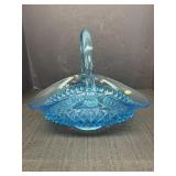 Tiara Exclusives blue diamond point glass basket