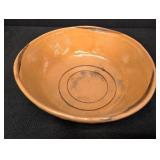 Terracotta handmade Clay Bowl 8.5in in diameter
