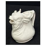 4" ceramic bull figural creamer pitcher