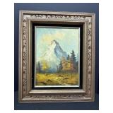 Signed J. Williams Oil on Canvas Framed Painting