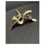 Vtg branding iron, 18in total length, 6in brand