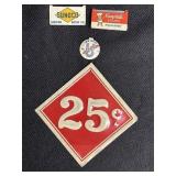 Tin advertising pieces- Sunoco, Campbellï¿½s,
