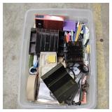 Office Supplies in Sterlite Storage Box