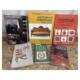 6 furniture Collectorï¿½s books, paperback & 1