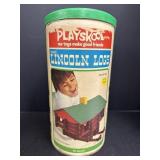 Vtg. Play Skool Lincoln Logs