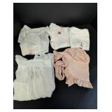 Aprons, Bonnet, Red Cross apron & place mat