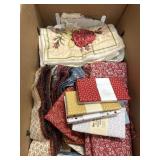 Fabric & quilting pieces