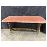Antique Wrought Iron Bench