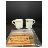 Variety of Vtg Hair Items & Mugs